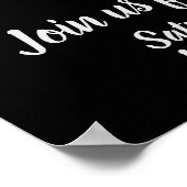 Personaliseer het Show van Halloween mij Het skele Poster (Hoek)