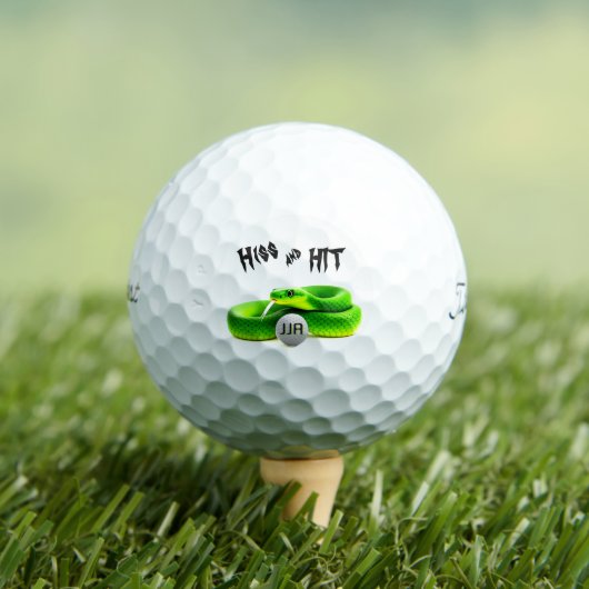 Personaliseer het - Sissende slang Golfballen (Insitu Shirt)