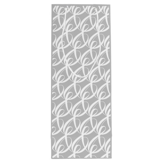 Personaliseer het symbool van samenhorigheid op zi wijn cadeautas (Achterkant)