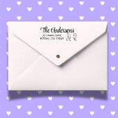 Personaliseer het Terugkeeradres van het Kattensch Zelfinktende Stempel