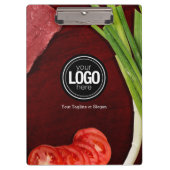 Personaliseer het thema van het steak-restaurant klembord (Voorkant)