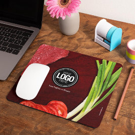 Personaliseer het thema van het steak-restaurant muismat