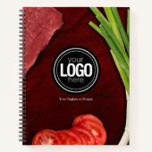 Personaliseer het thema van het steak-restaurant notitieboek (Voorkant)