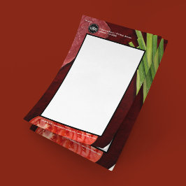 Personaliseer het thema van het steak-restaurant post-it® notes