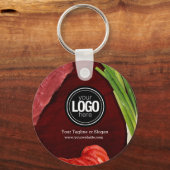 Personaliseer het thema van het steak-restaurant sleutelhanger (Voorkant)