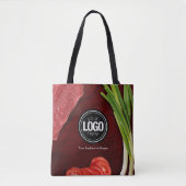 Personaliseer het thema van het steak-restaurant tote bag (Voorkant)