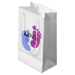 Personaliseer het Unisex Baby Feet Flat Icon Klein Cadeauzakje