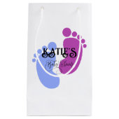 Personaliseer het Unisex Baby Feet Flat Icon Klein Cadeauzakje (Voorkant)