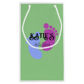 Personaliseer het Unisex Baby Feet Flat Icon Klein Cadeauzakje (Achterkant)