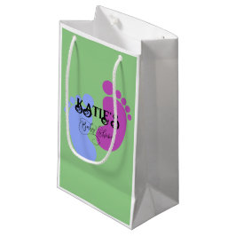Personaliseer het Unisex Baby Feet Flat Icon Klein Cadeauzakje