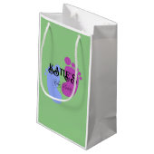 Personaliseer het Unisex Baby Feet Flat Icon Klein Cadeauzakje (Achterkant Gekanteld)