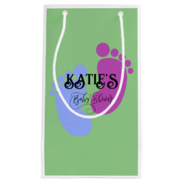 Personaliseer het Unisex Baby Feet Flat Icon Klein Cadeauzakje