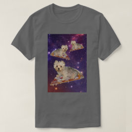 Personaliseer het! Vliegende Pizza Huisdier T-shirt