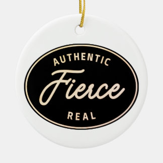 PERSONALISEER HET! Vurig, authentiek en echt Ornam Keramisch Ornament