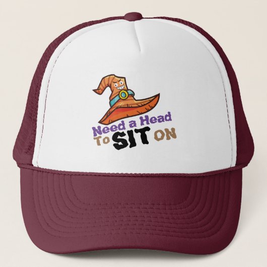 Personaliseer het Witch-Pet om Baseball Hat te zit Trucker Pet (Voorkant)