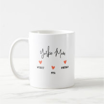 Personaliseer het! Yorkie Mom 3 Hartnaam
