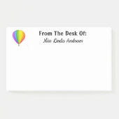 Personaliseer heteluchtballon post-it® notes (Voorkant)