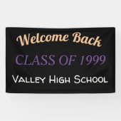 Personaliseer. High School Reunion. Spandoek (Horizontaal)