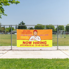 Personaliseer Hiring Technici Installateurs Helper Spandoek