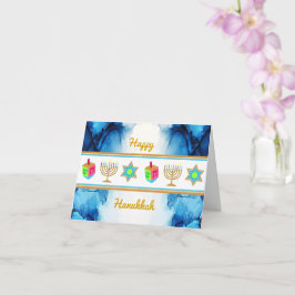 Personaliseer Holiday HAPPY HANUKKAH Wenskaart Kaart