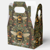 Personaliseer  hommel botanische bloemen bedankdoosjes (Open)