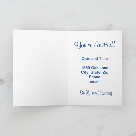 Personaliseer Housewarming Party Kaart (Binnen)