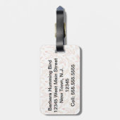 Personaliseer Humming Birds Bagagelabel (Achterkant verticaal)