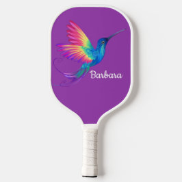 Personaliseer Hummingbird Paars Pickleball Paddle