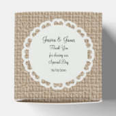 Personaliseer huwelijksgunst Box Bedankdoosjes (Bovenkant)