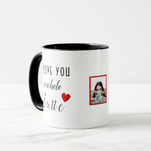 Personaliseer I Love You A Whole Latte Hart Mok