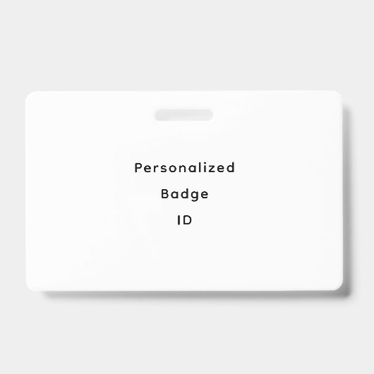 Personaliseer ID Badge (Voorzijde)