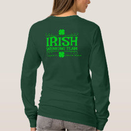 Personaliseer Iers Drinkteam St. Patrick's Day T-shirt