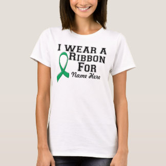 Personaliseer ik een Emerald Green Ribbon heb Draa T-shirt