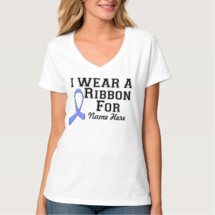 Personaliseer ik een Periwinkle Ribbon Draag T-shirt