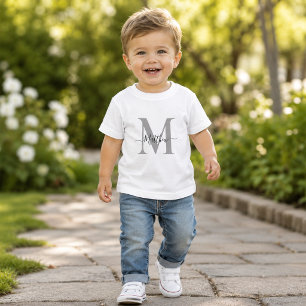Personaliseer Initiaal van Monogram Naam Kinder Shirts