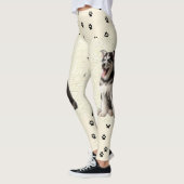 Personaliseer je Dog Puppy Photo Leggings Pants (Links)