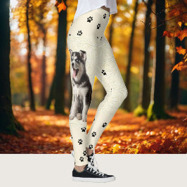Personaliseer je Dog Puppy Photo Leggings Pants