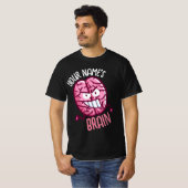Personaliseer je eigen brein t-shirt (Voorkant volledig)