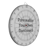 Personaliseer je eigen dartbord (Voorkant Links)