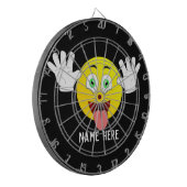 Personaliseer je eigen grappige Emoji Dartbord (Voorkant Links)
