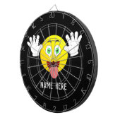 Personaliseer je eigen grappige Emoji Dartbord (Voorkant Rechts)