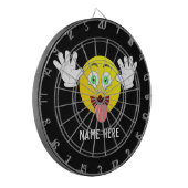 Personaliseer je eigen grappige Emoji Dartbord (Voorkant Links)