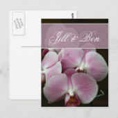 Personaliseer je eigen orchidee ontwerp briefkaart (Voorkant / Achterkant)