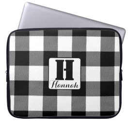 Personaliseer je eigen plaid laptop sleeve