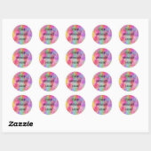 Personaliseer je eigen Rainbow Stickers (Vel)