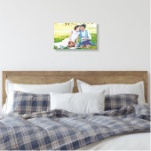 Personaliseer je favoriete trouwfoto op canvas afdruk (Insitu (Slaapkamer))