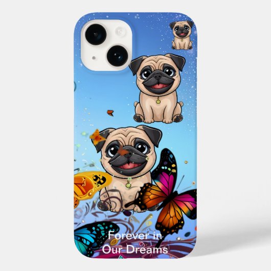 Personaliseer je gemiste huisdier Case-Mate iPhone case (Achterkant)