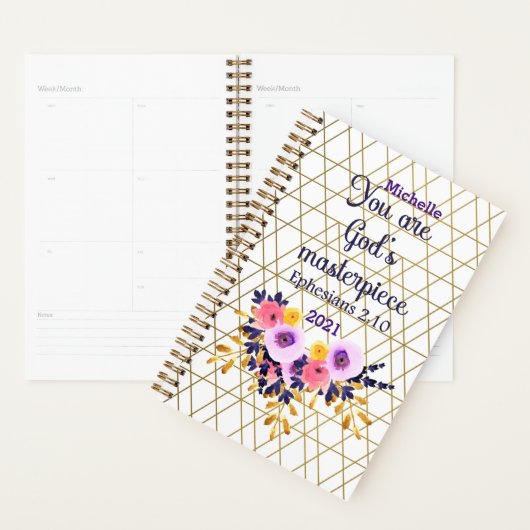 Personaliseer je Gods sterbijbel 2021 Planner (Display)