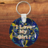 Personaliseer je liefde oneindig: ik hou van mijn sleutelhanger (Voorkant)