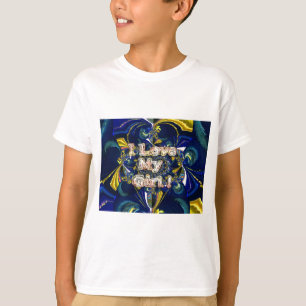 Personaliseer je liefde oneindig: ik hou van mijn t-shirt